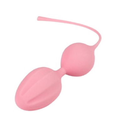Silikonske roze vaginalne kuglice 95gr  FT001120-2